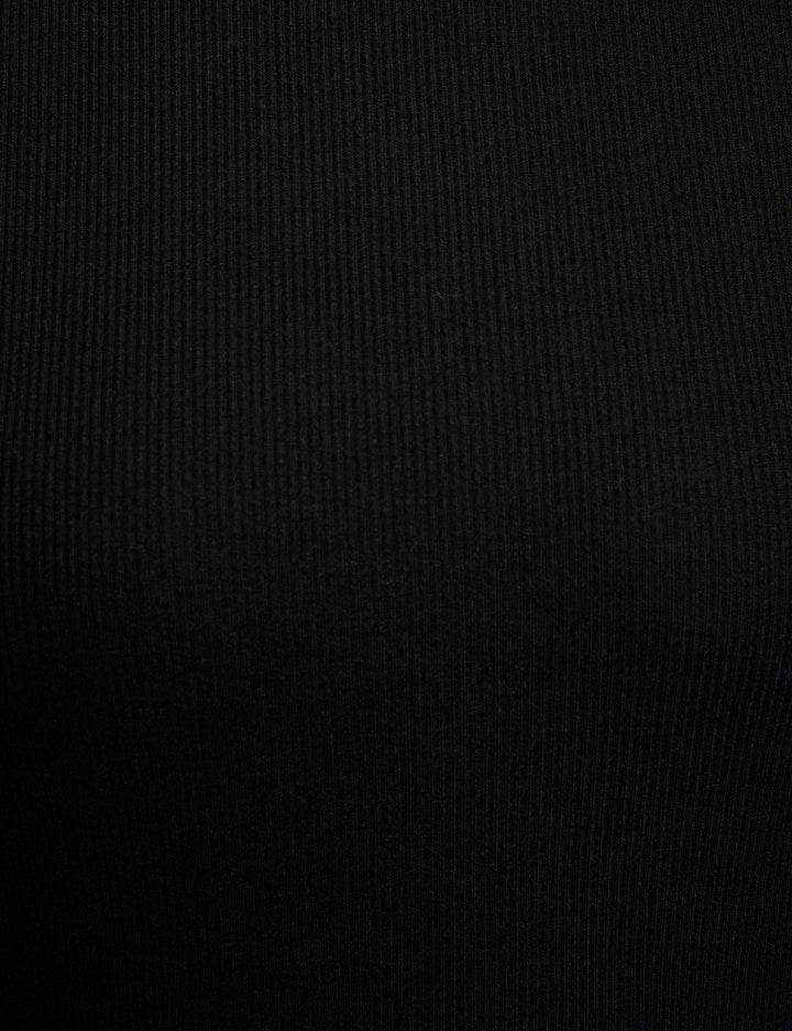 T-shirt manches longues côtelé
