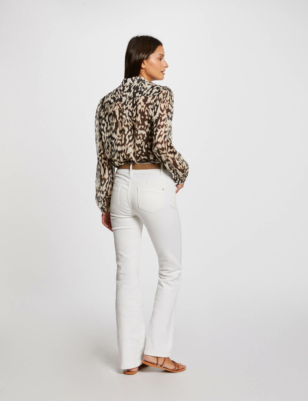 Chemise col à  revers imprimée