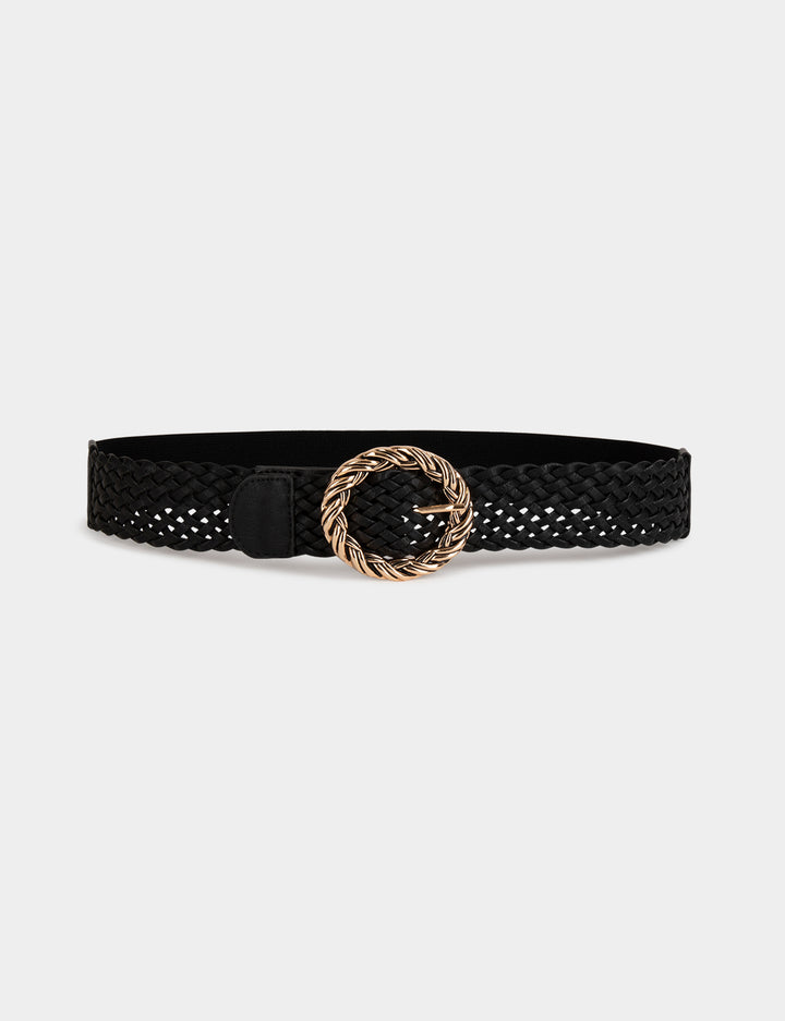 Ceinture élastiquée tressée
