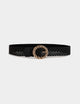 Ceinture élastiquée tressée