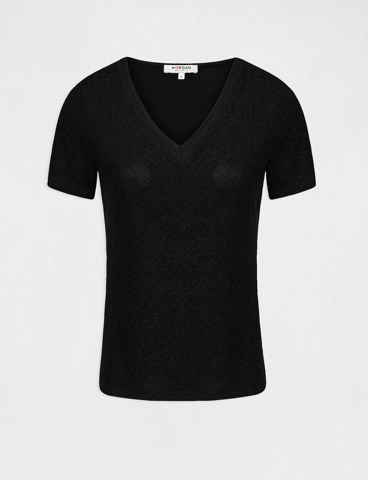 T-shirt manches courtes avec col en V