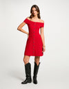 Robe tricot courte trapèze