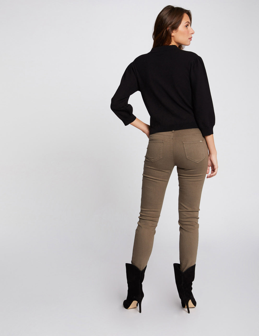 Pantalon skinny taille basse