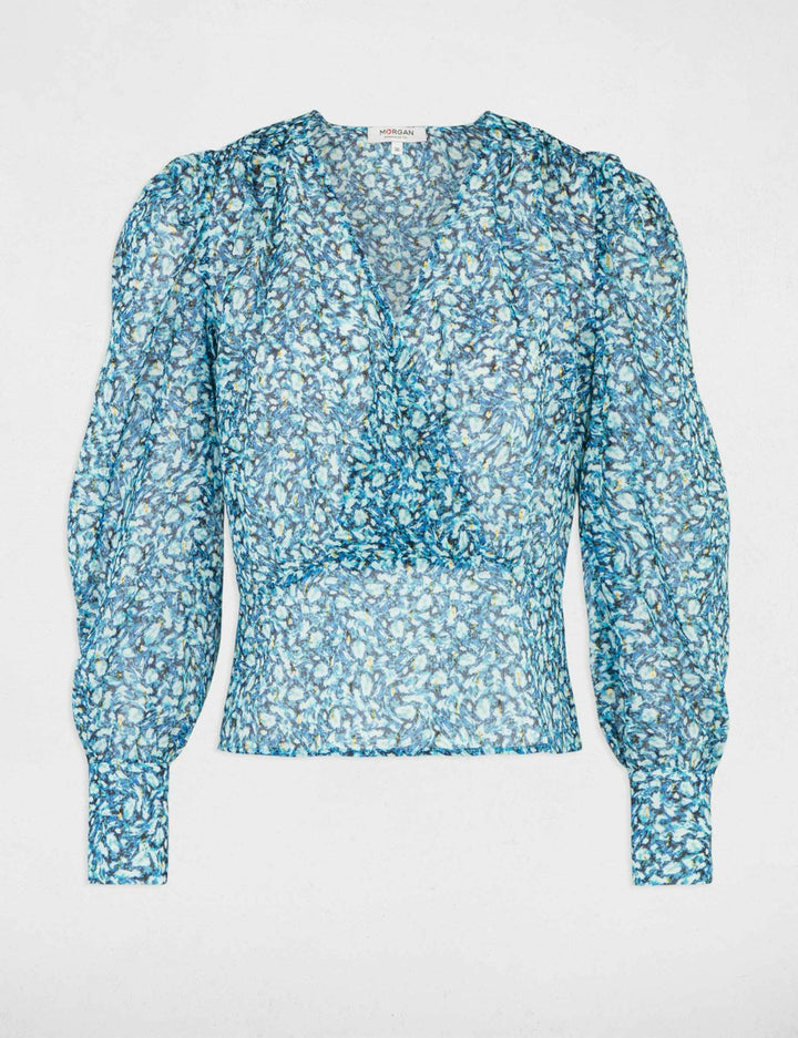 Blouse imprimé abstrait