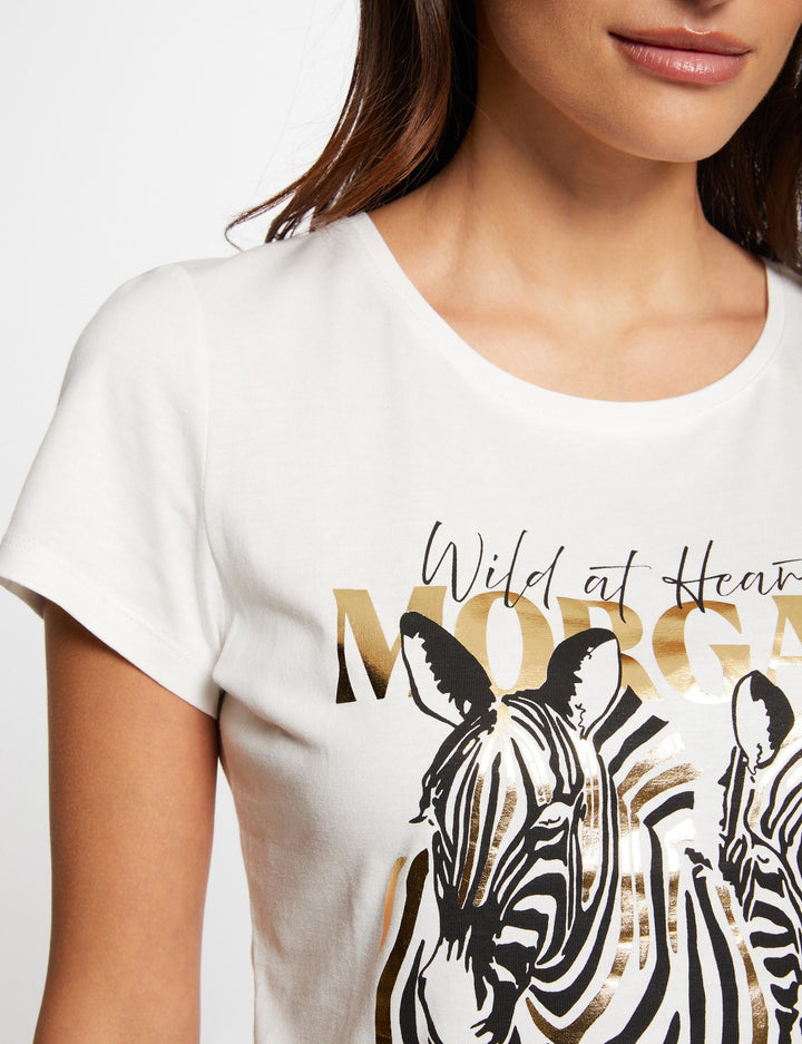 T-shirt à  inscription