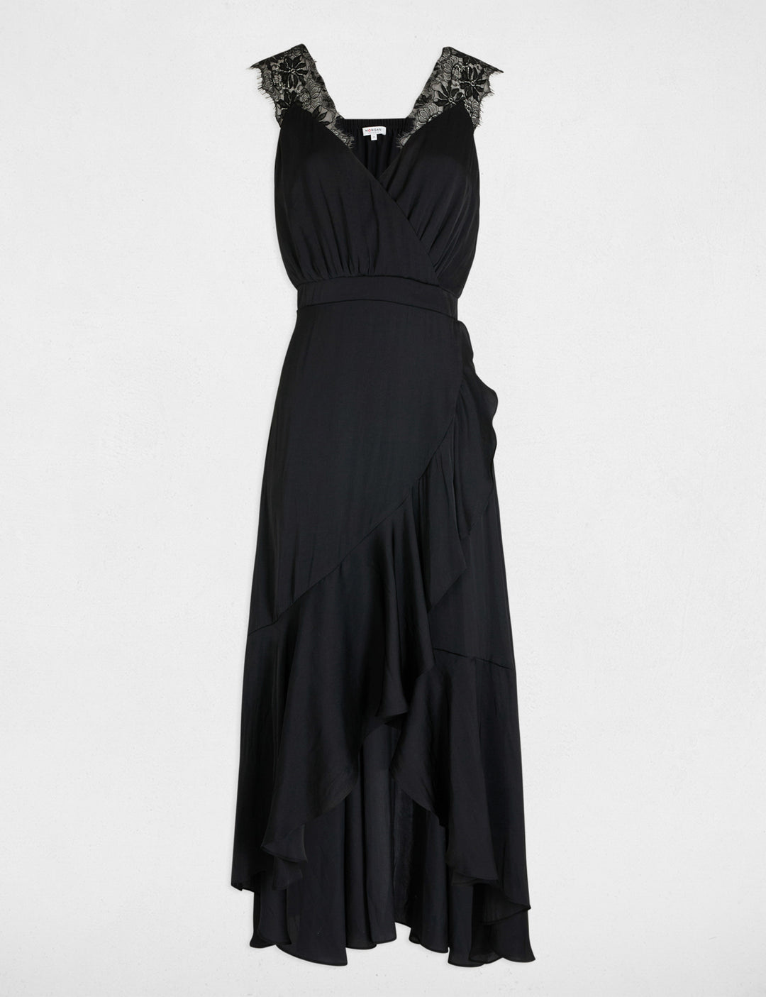 Robe longue droite fluide