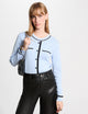 Pull col rond manches longues