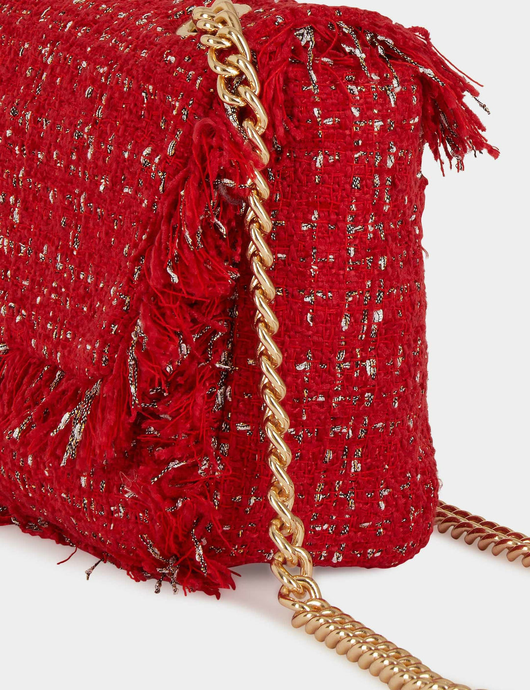 Sac pochette avec franges