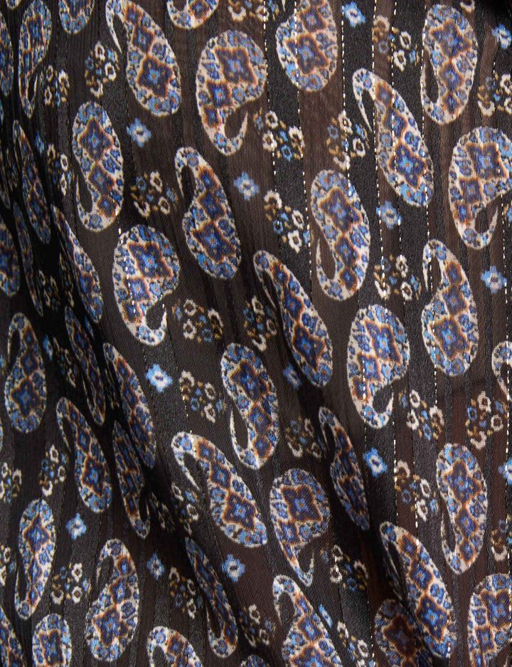 Chemise fluide col v