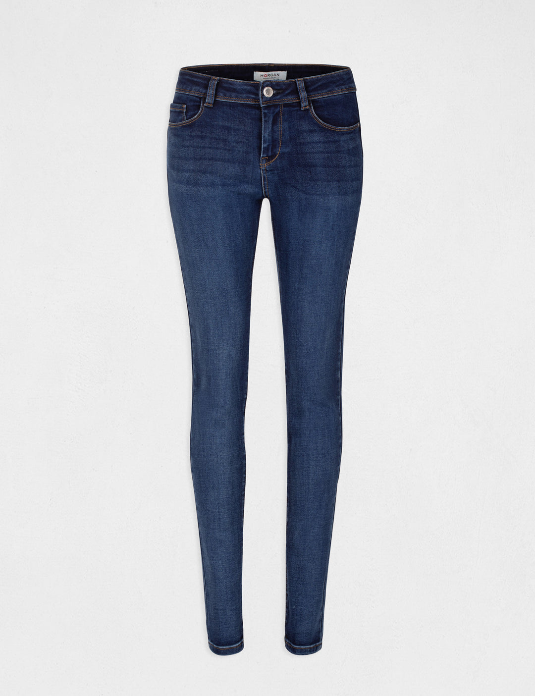 Jeans slim taille standard à  poches