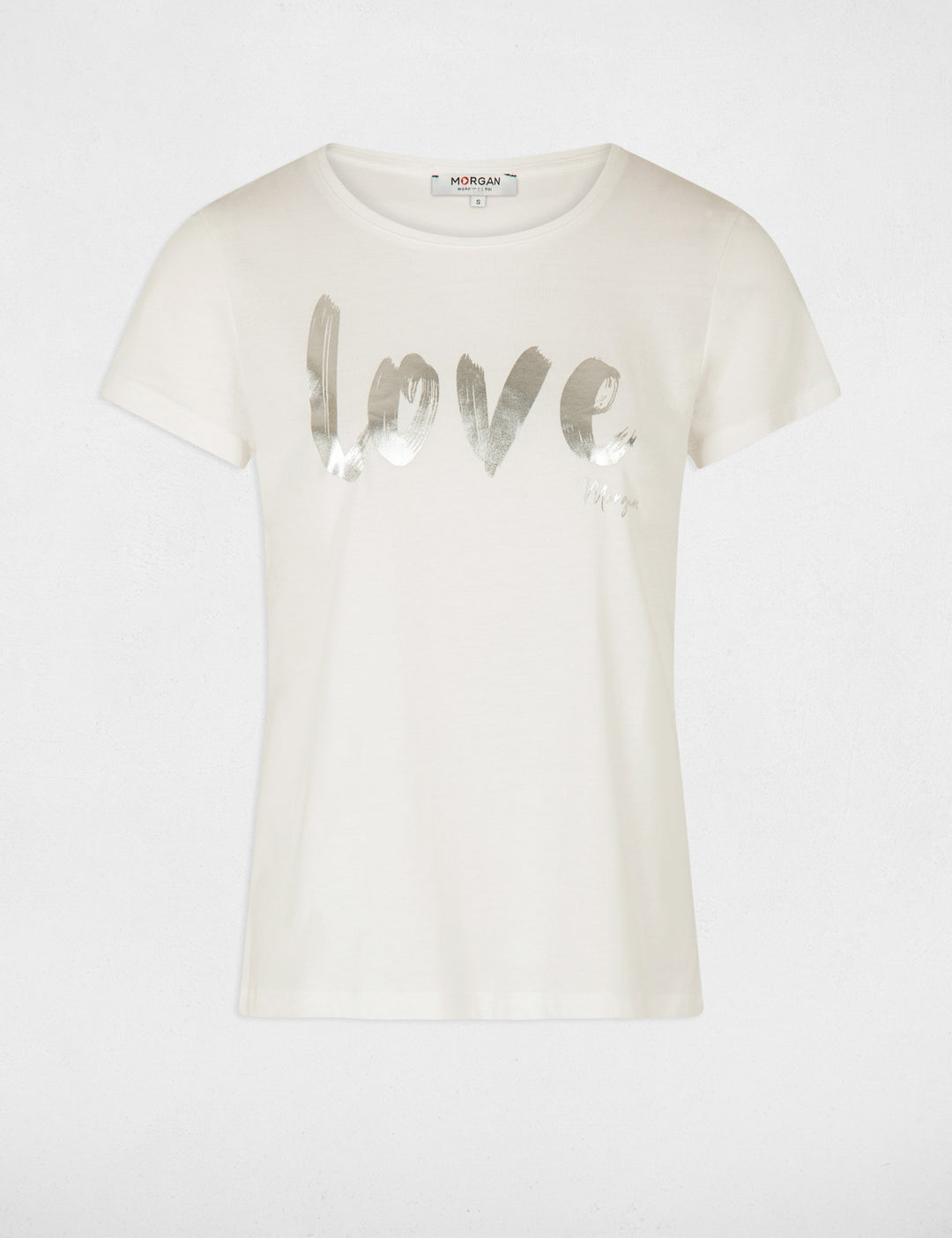 T-shirt manches courtes à  inscription