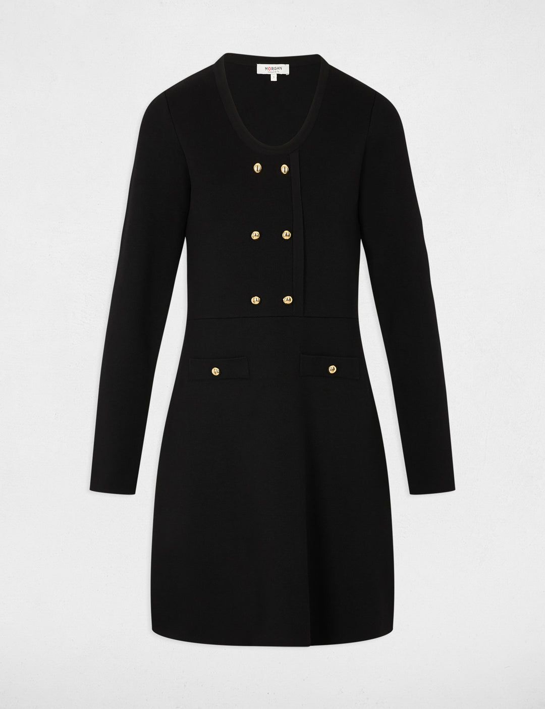 Robe courte trapèze