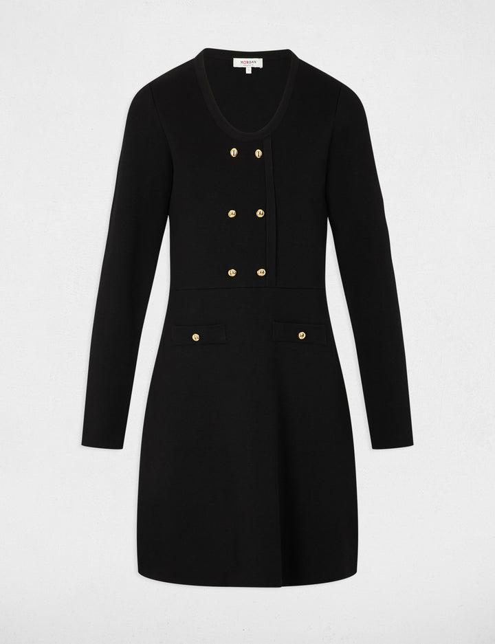 Robe courte trapèze