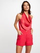 Top sans manches satin