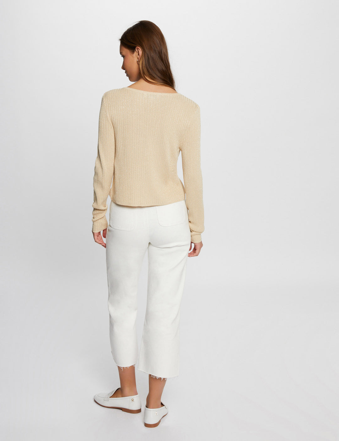 Gilet manches longues col en V