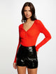 Pull manches longues avec boutons