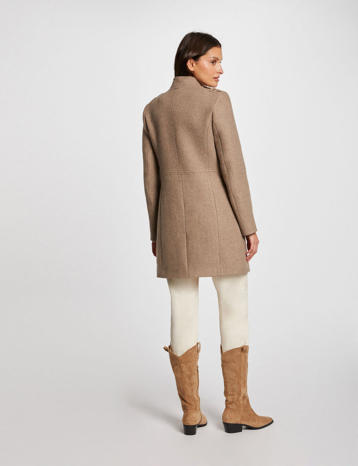 Manteau long à  boutons