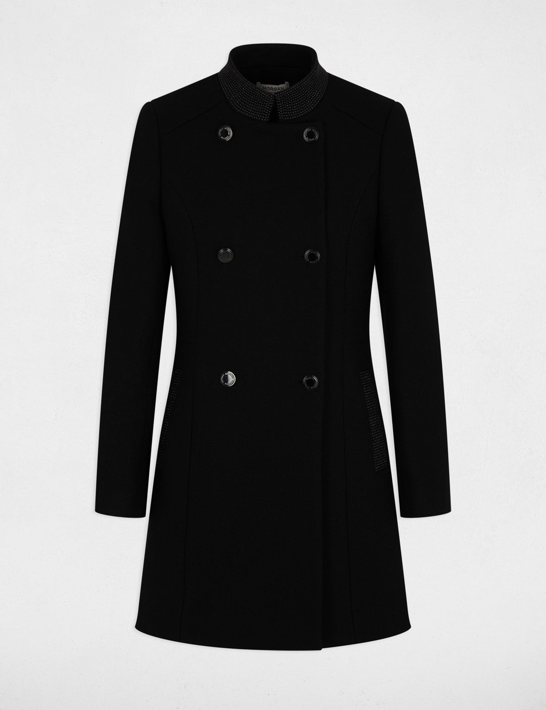 Manteau long boutonné