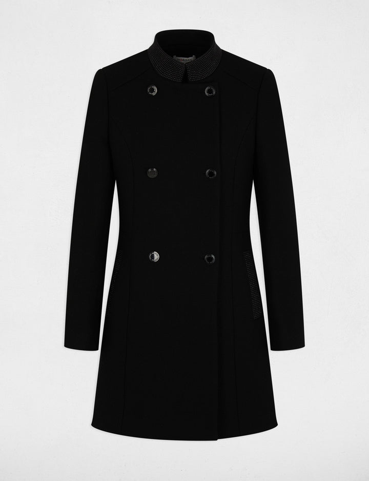 Manteau long boutonné