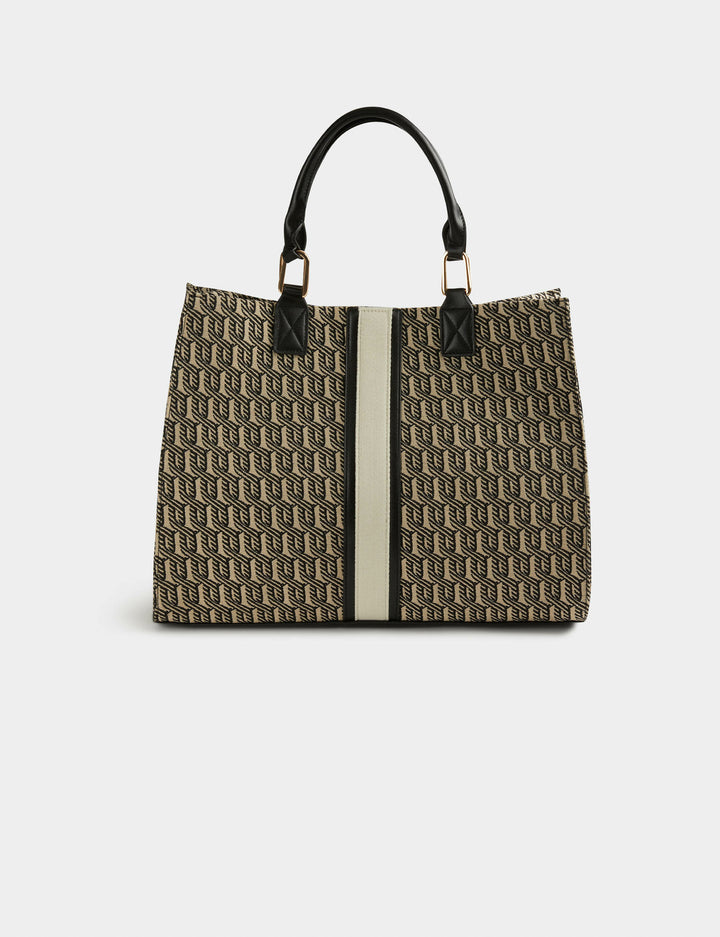 Sac cabas imprimé graphique