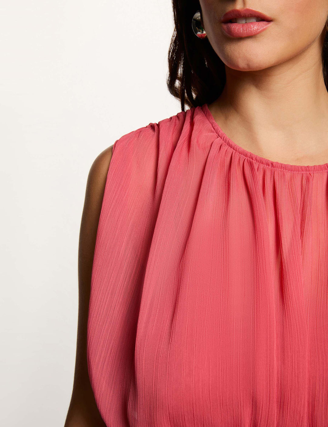 Robe longue drapée