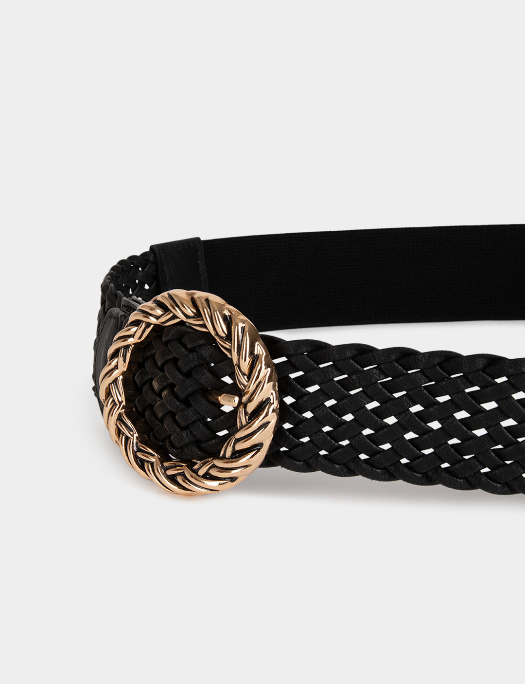Ceinture élastiquée tressée