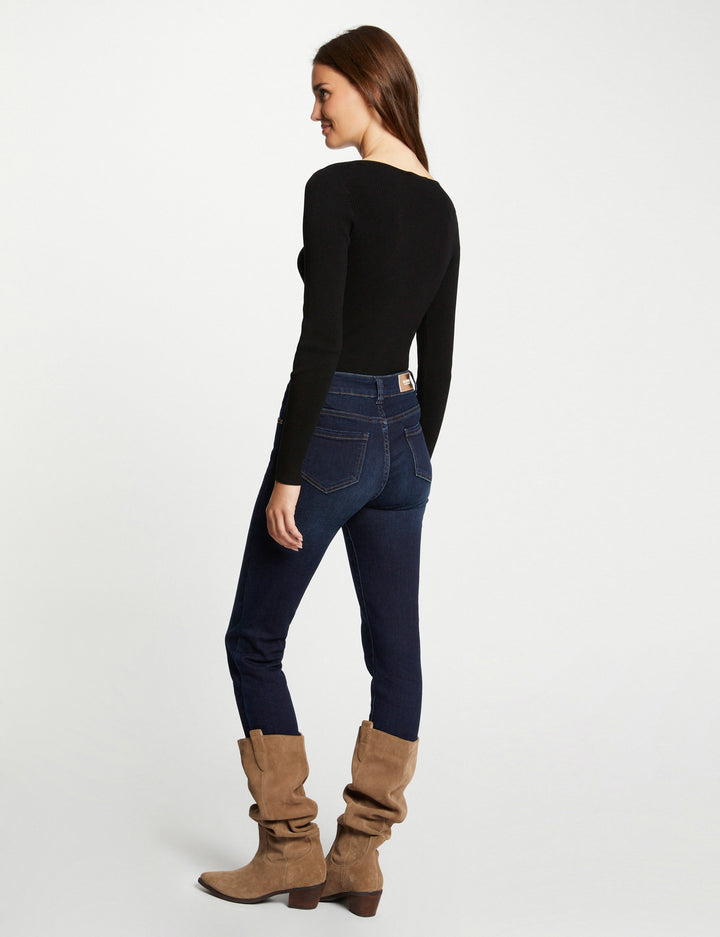 Pull manches longues avec boucles