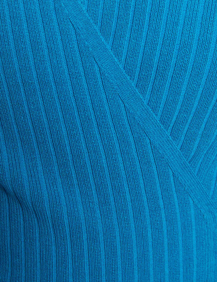 Pull manches longues col cache-coeur