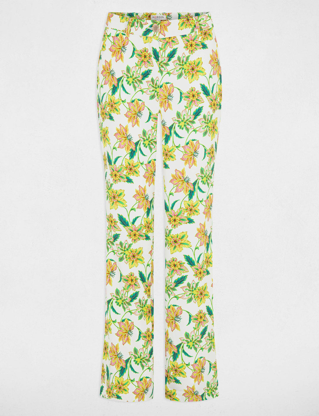 Pantalon ajusté imprimé