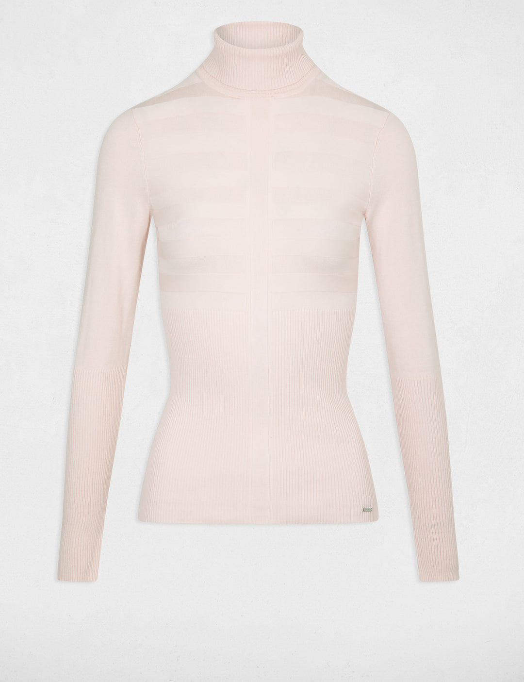 Pull col roulé ajusté