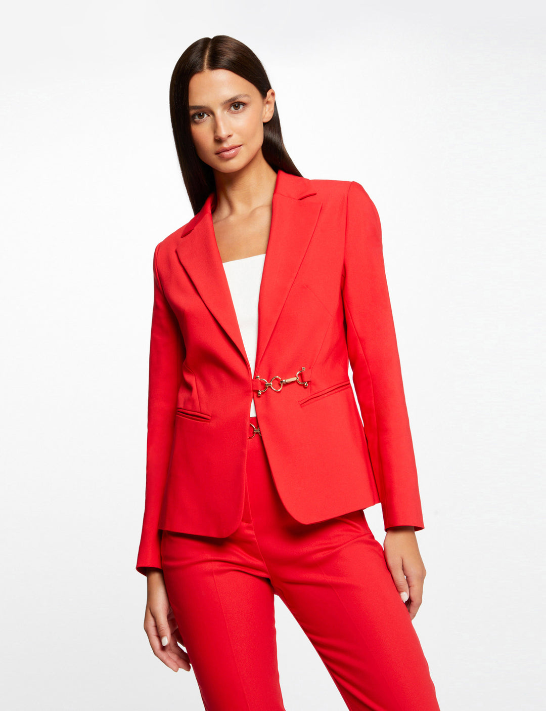 Veste city cintrée avec boucle