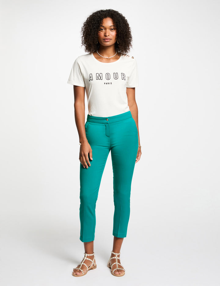 Pantalon cigarette 7/8ème
