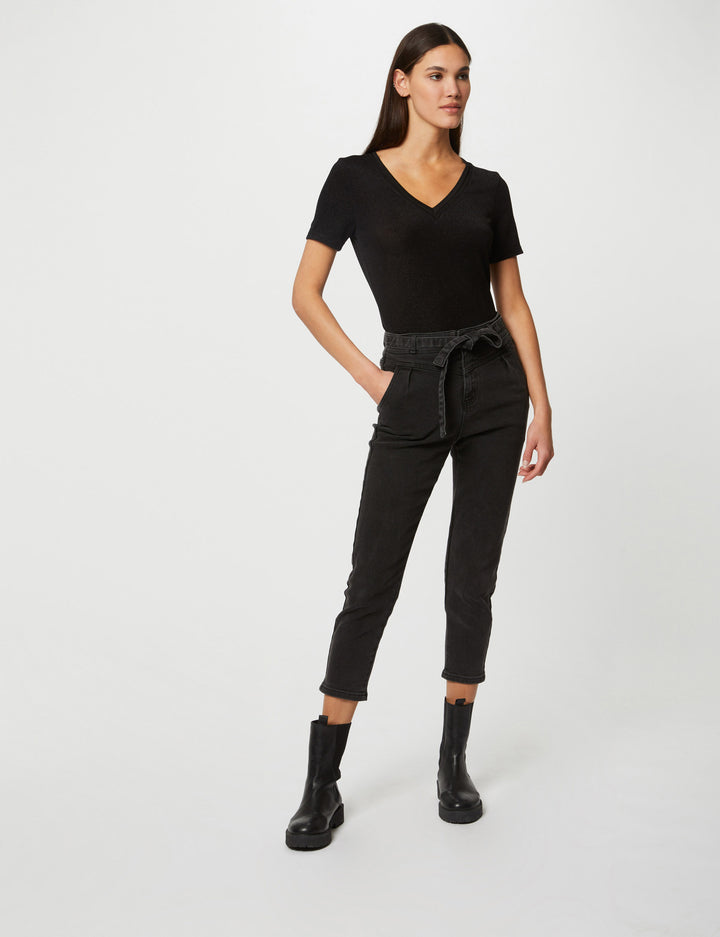 T-shirt manches courtes avec col en V