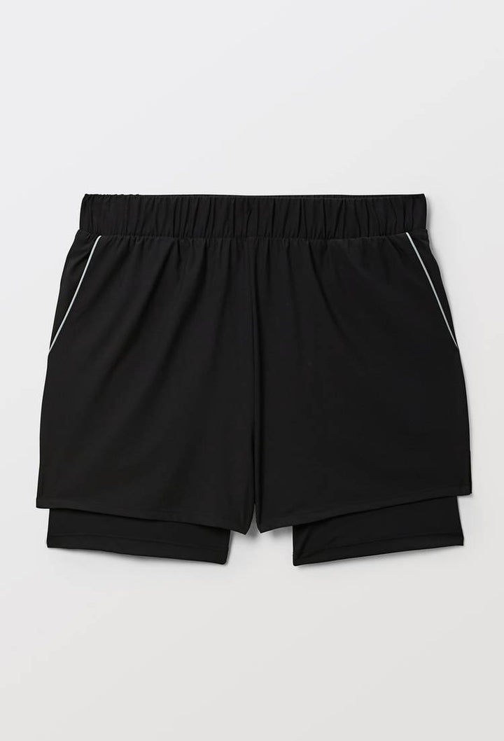 Short de sport technique uni