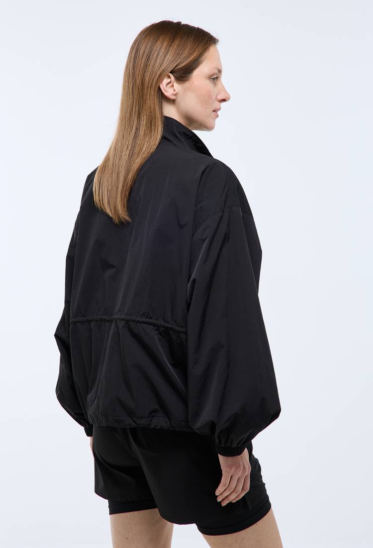Veste zippée unie en polyamide