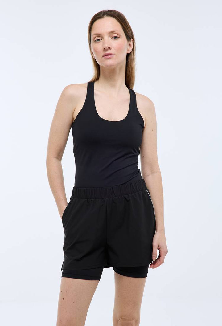 Short de sport technique uni
