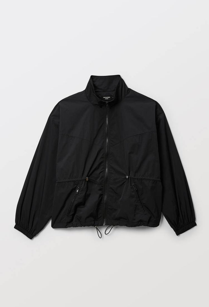 Veste zippée unie en polyamide