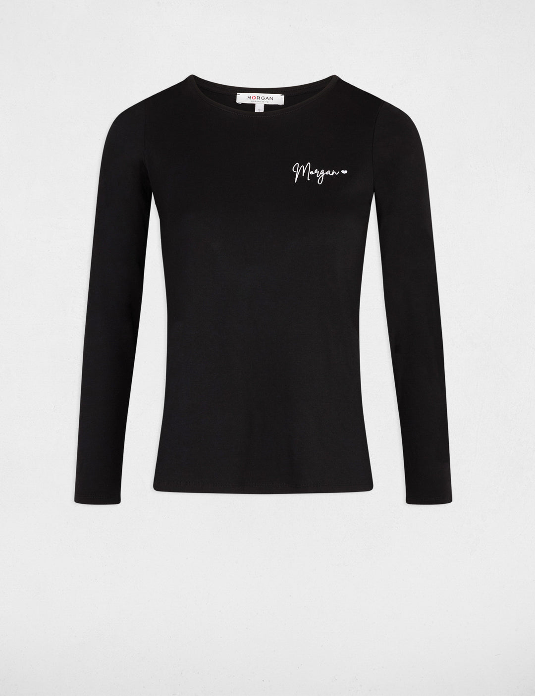 T-shirt manches 3/4 brodé