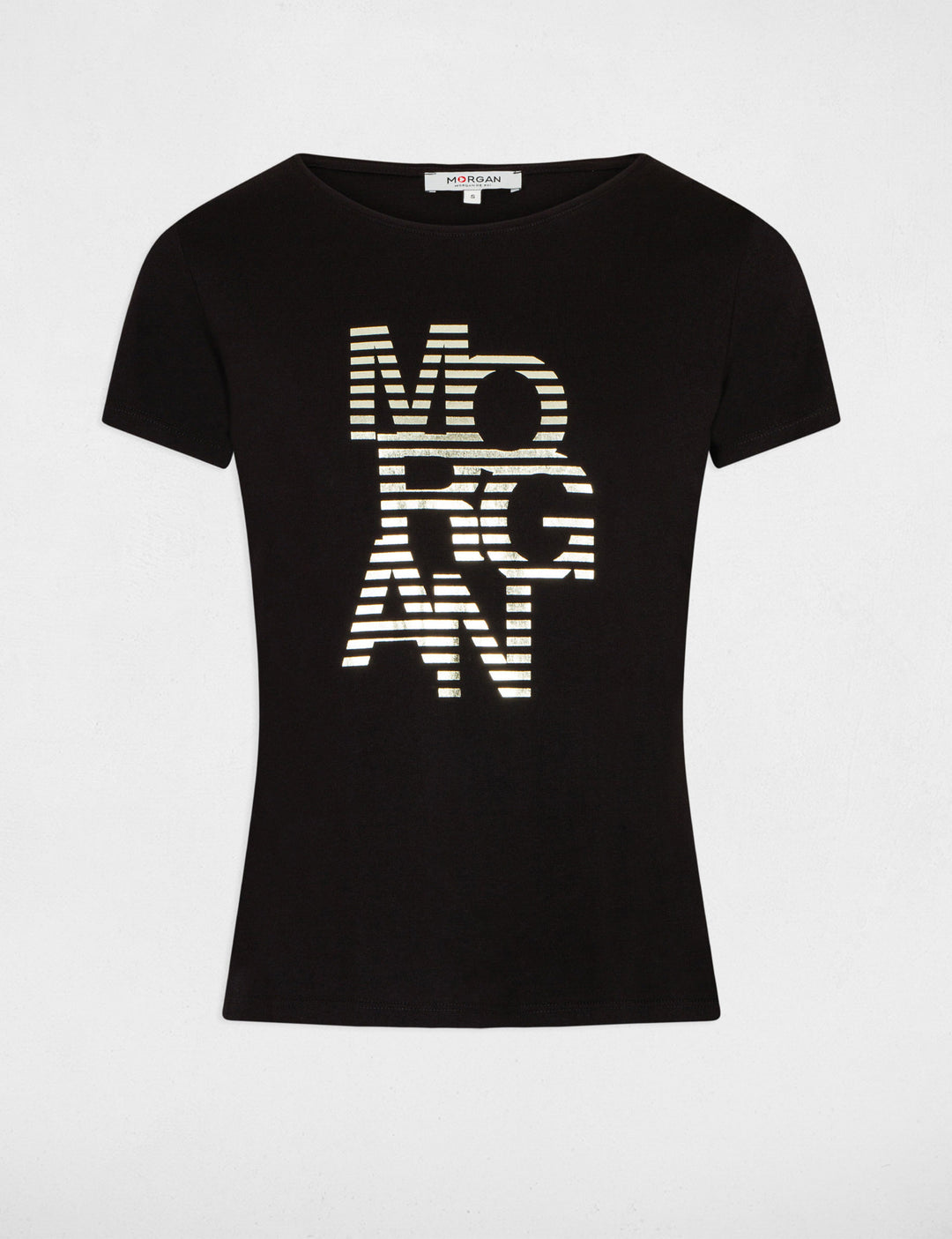 T-shirt manches courtes à  inscription