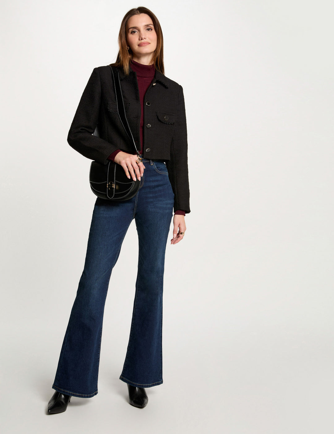 Veste courte tweed