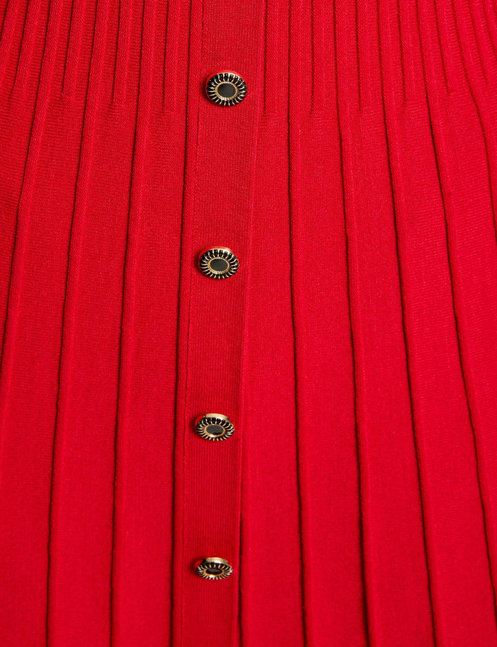 Robe tricot courte trapèze
