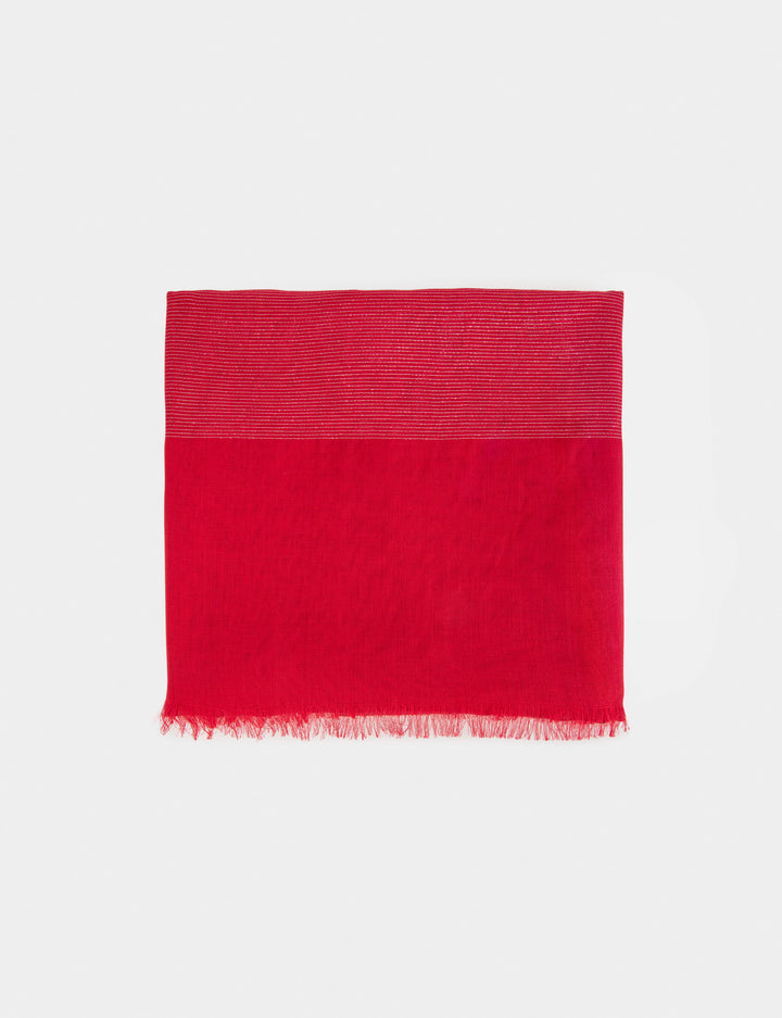 Foulard avec détails fils métallisés