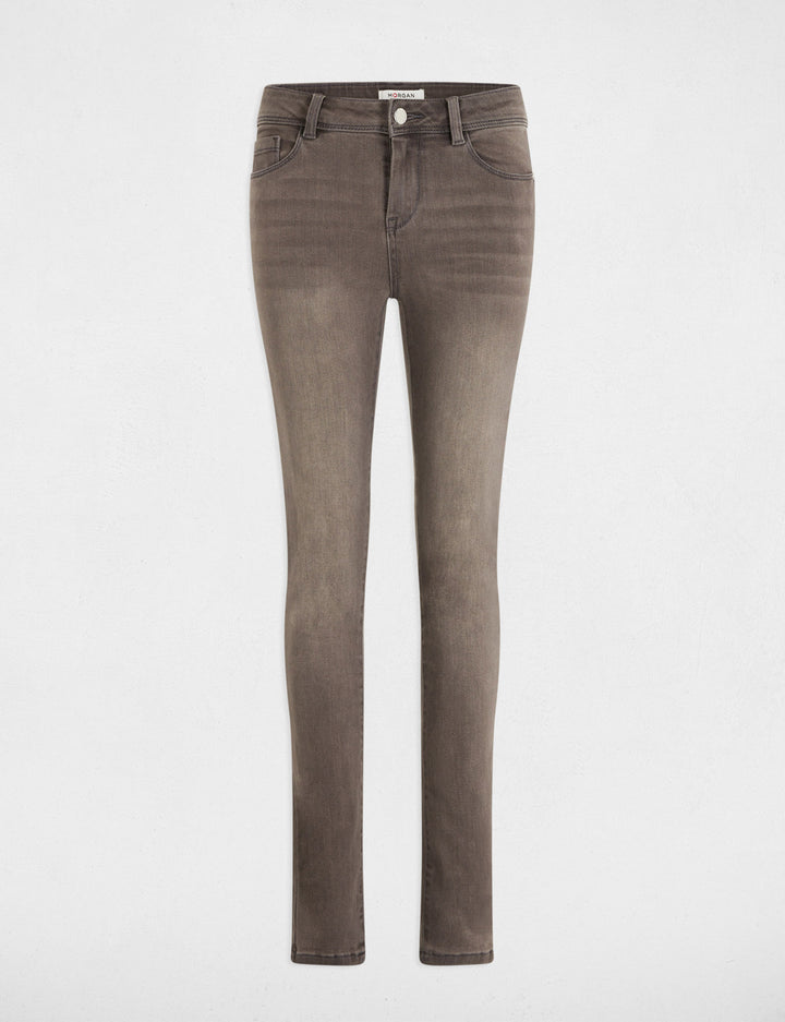 Jeans slim taille standard à  poches