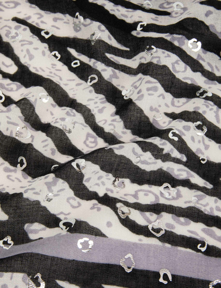 Foulard imprimé animalier