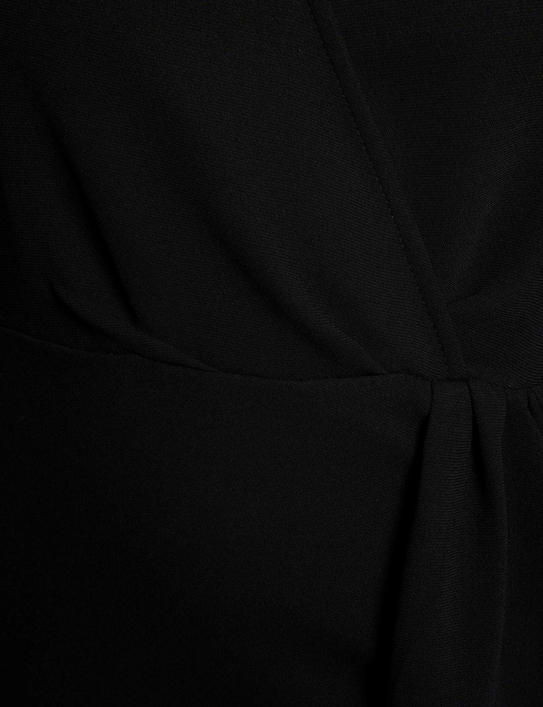 Robe ajustée drapée manches longues