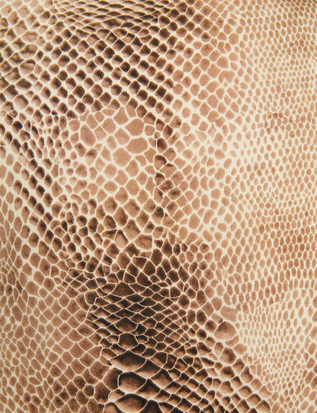 Robe ajustée imprimé animalier