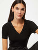 T-shirt manches courtes avec col en V