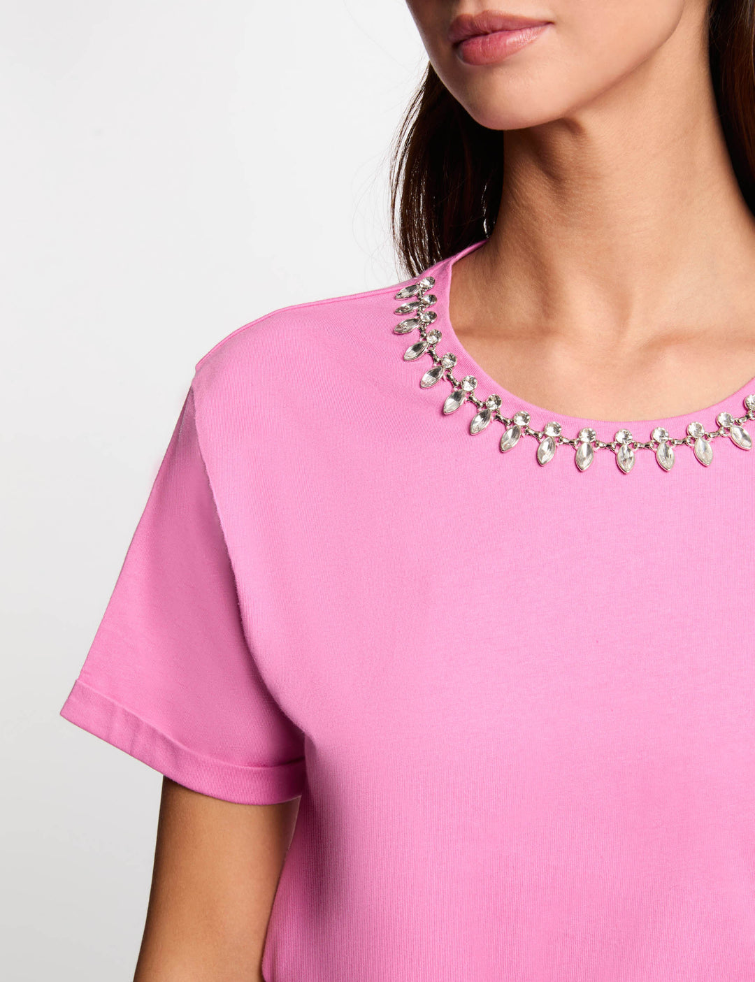 T-shirt manches courtes bijoux