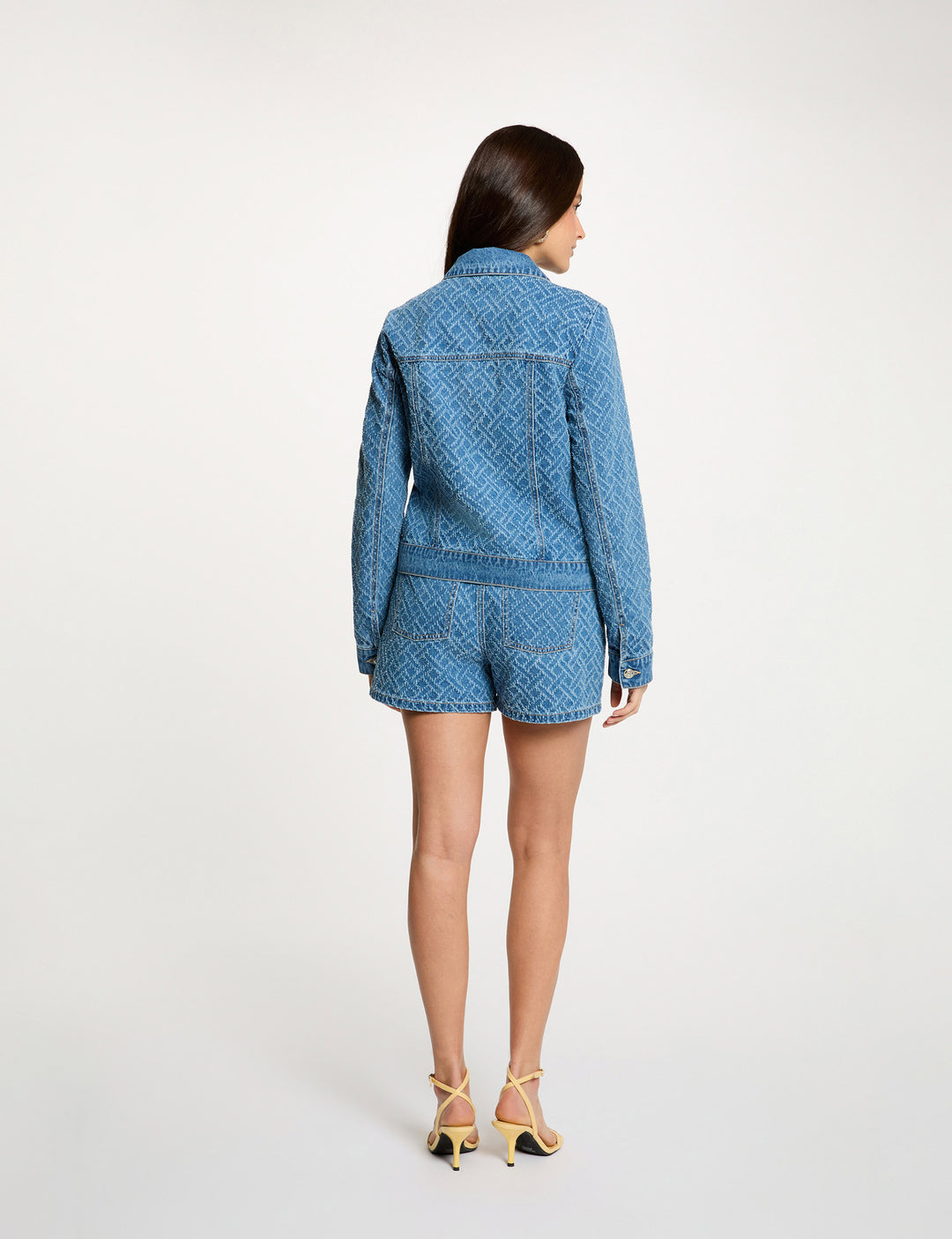 Veste jacquard chevron