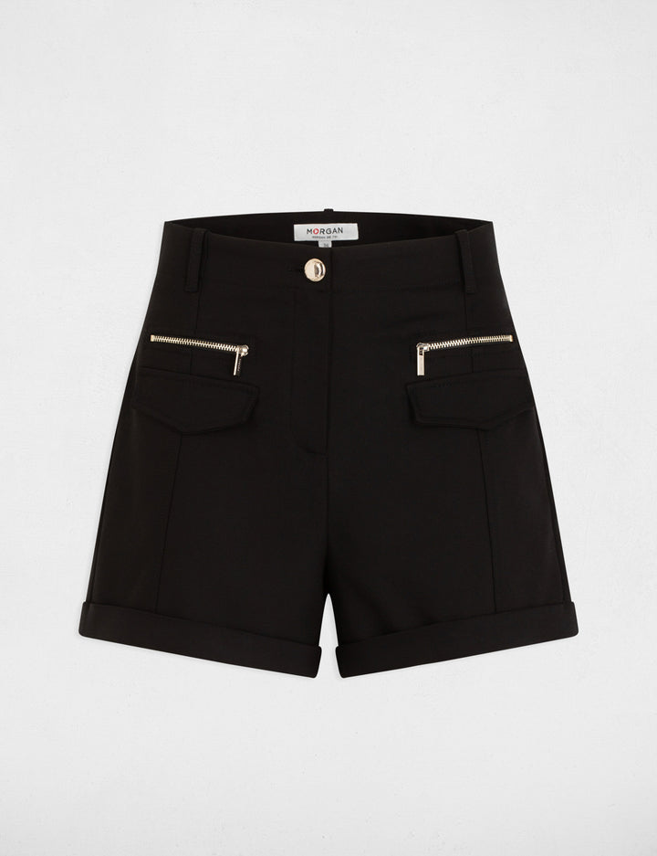 Short taille haute ajusté